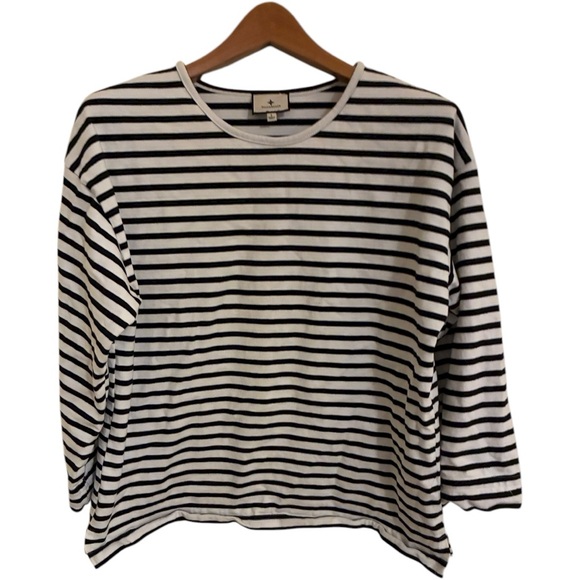 Tops - Tuckernuck Heavyweight Jersey Breton Stripe Shirt